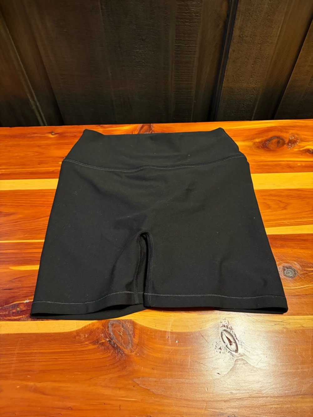 White Fox Boutique Black High-Rise Athletic Bike Shorts